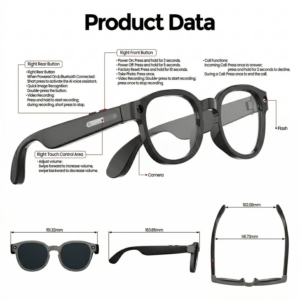 Velora™ Vision AI Pro Smart Glasses