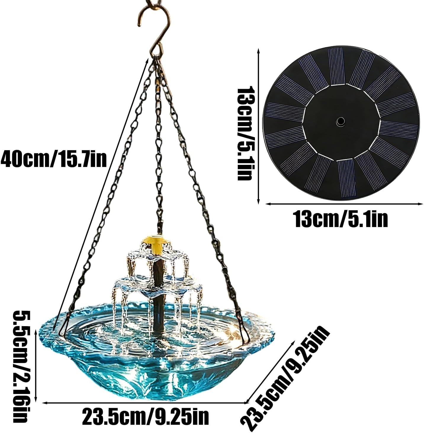 ✨2026 Spring Special Offer 49% Off - 🐦Velora™ Solar Cascade Bird Bath Fountain
