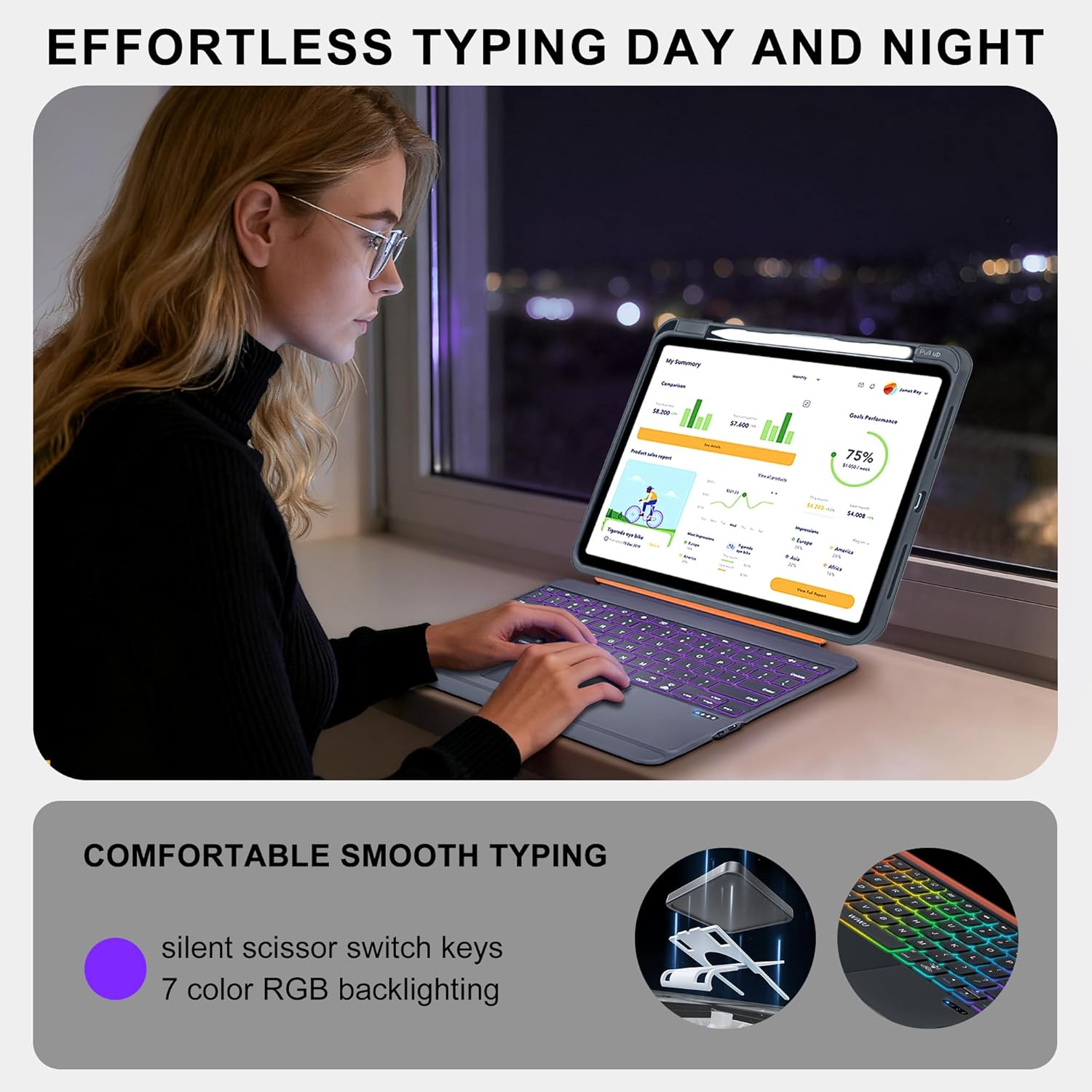 VLR| CrystalView® Pro Keyboard 13 inch