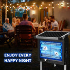🔥Last Day: 49% OFF🔥 Solar Bug Zapper Outdoor, 4500V Mosquito Zapper Waterproof Electric Fly Zapper Rechargeable Mosquito Killer Lamp with 10W Solar Panel, Cordless Fly Trap for Backyard, Patio, Garden, RV, Camping