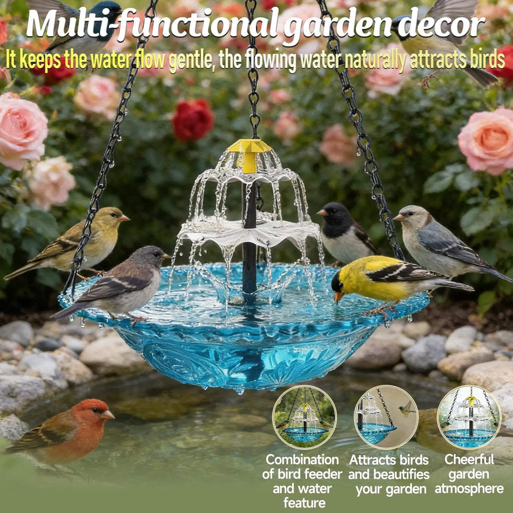 ✨2026 Spring Special Offer 49% Off - 🐦Velora™ Solar Cascade Bird Bath Fountain