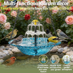 ✨2026 Spring Special Offer 49% Off - 🐦Velora™ Solar Cascade Bird Bath Fountain