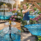 ✨2026 Spring Special Offer 49% Off - 🐦Velora™ Solar Cascade Bird Bath Fountain