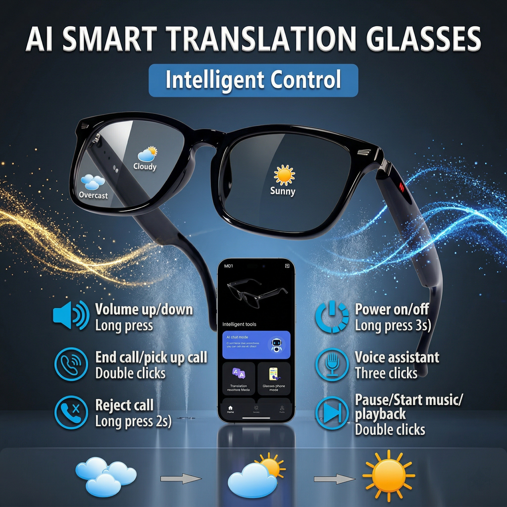 Velora™ 2026 AI Smart Translation Glasses
