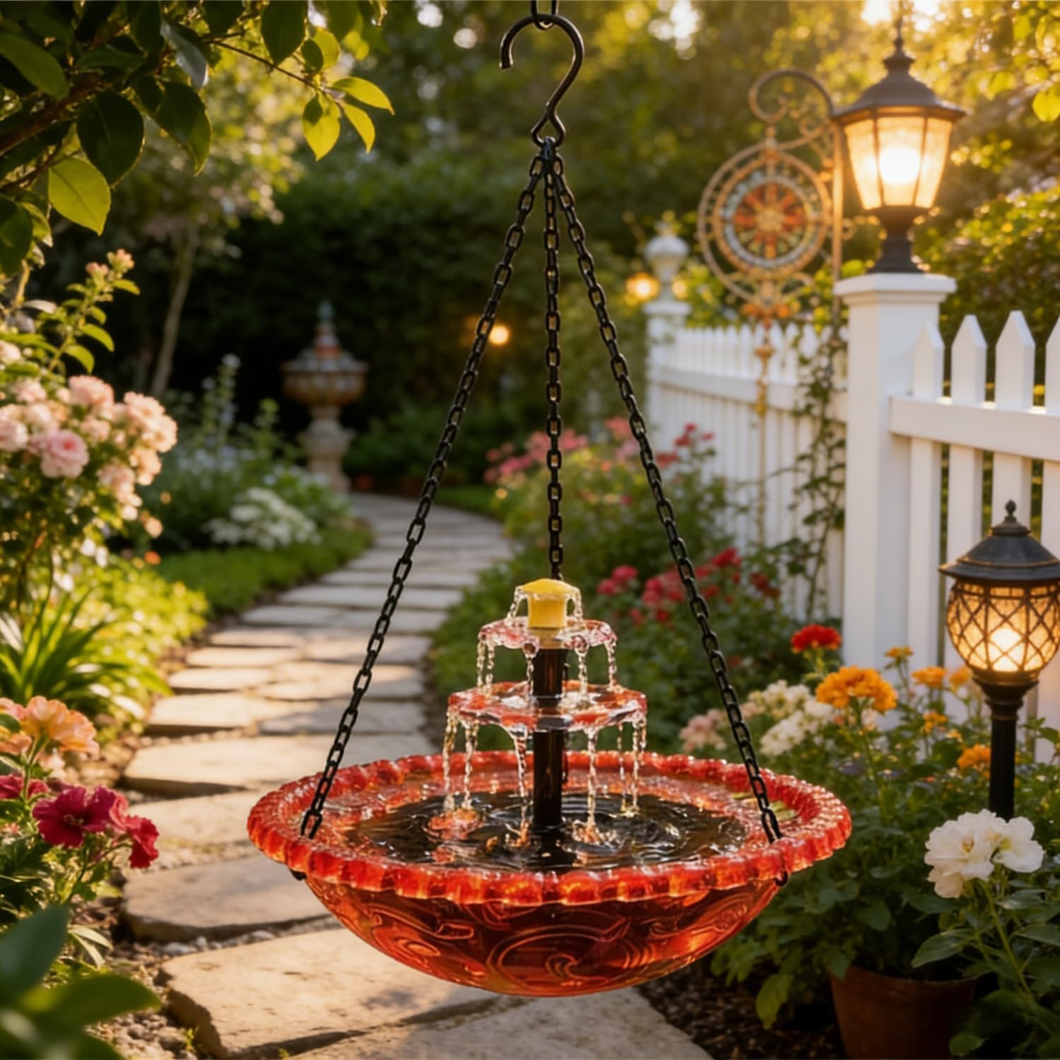 ✨2026 Spring Special Offer 49% Off - 🐦Velora™ Solar Cascade Bird Bath Fountain