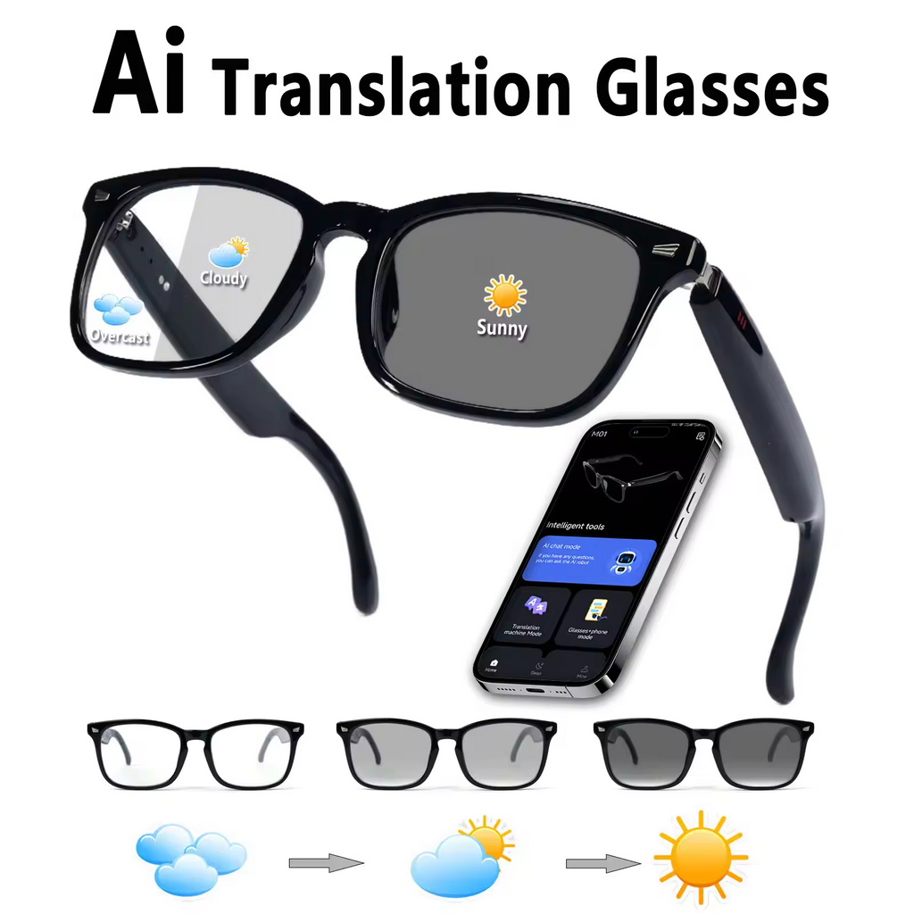 Velora™ 2026 AI Smart Translation Glasses