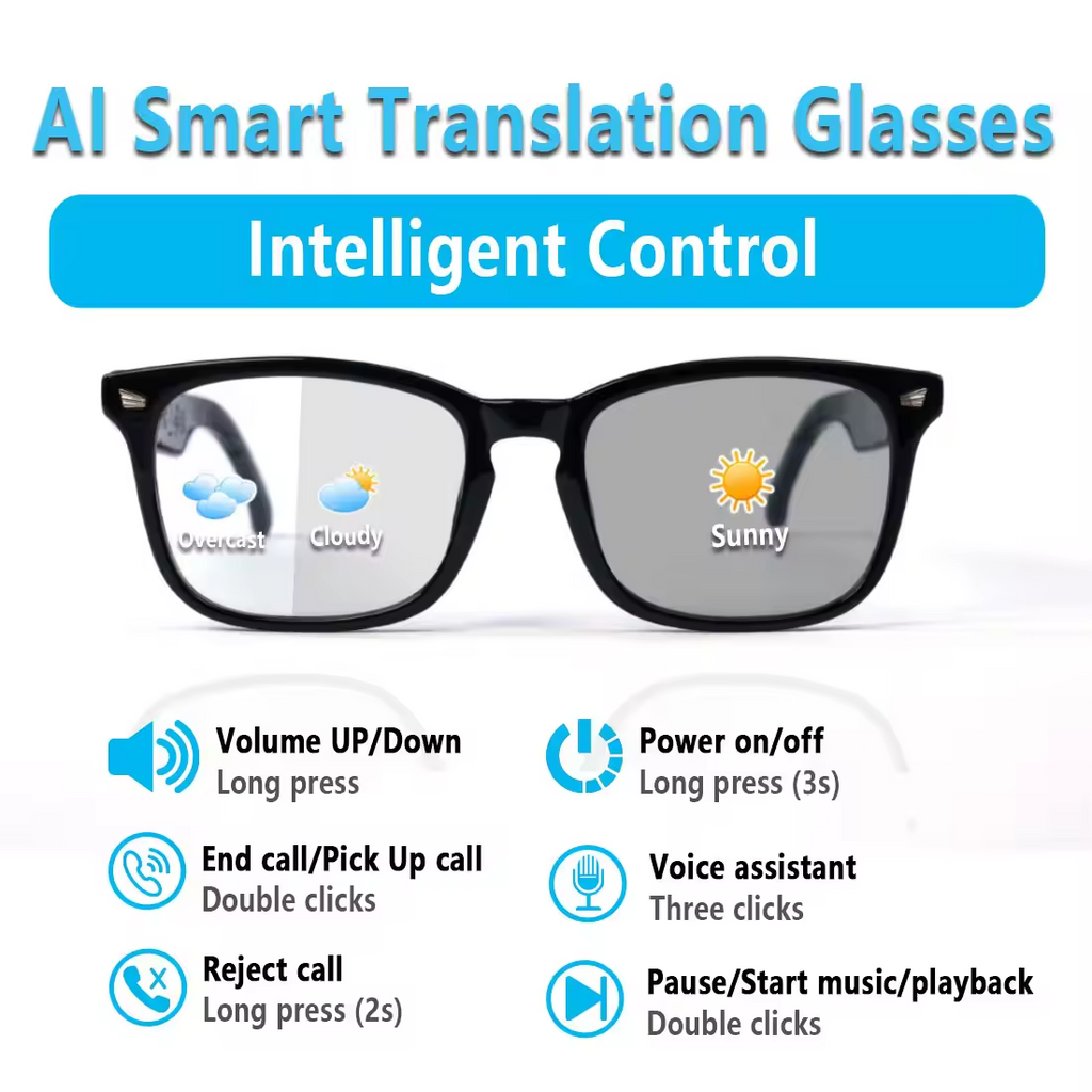 Velora™ 2026 AI Smart Translation Glasses