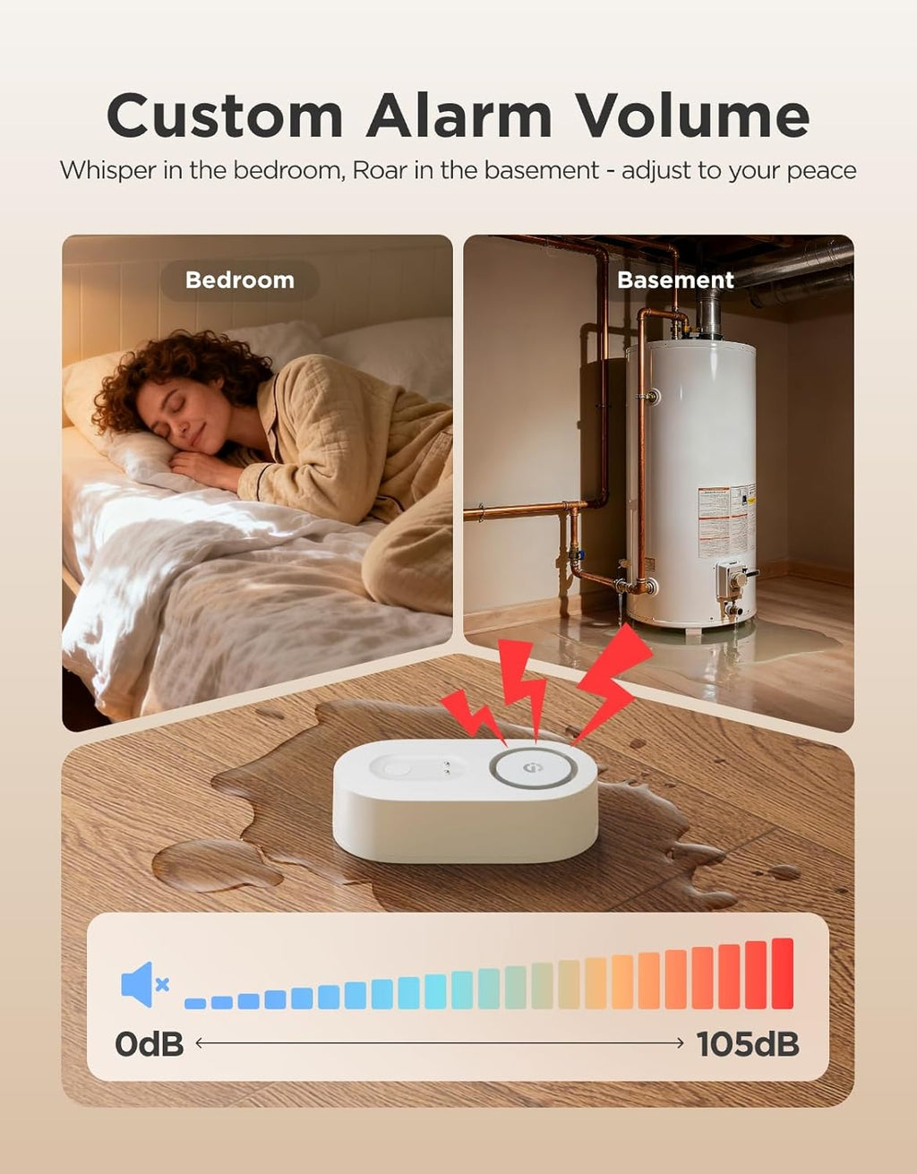 VLR GOVEE LIFE™ LeakGuard Pro Smart Water Leak Detector