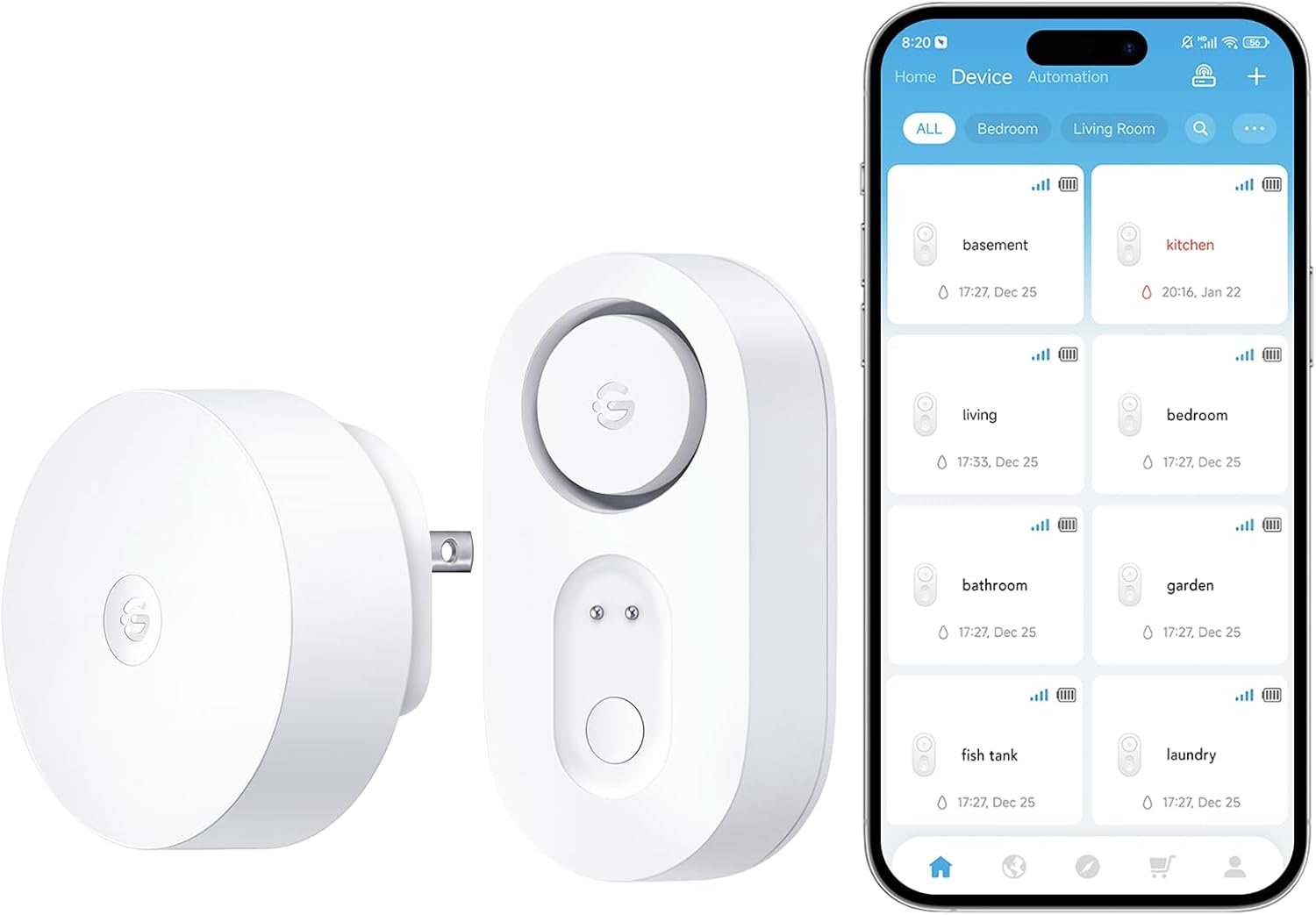 VLR GOVEE LIFE™ LeakGuard Pro Smart Water Leak Detector