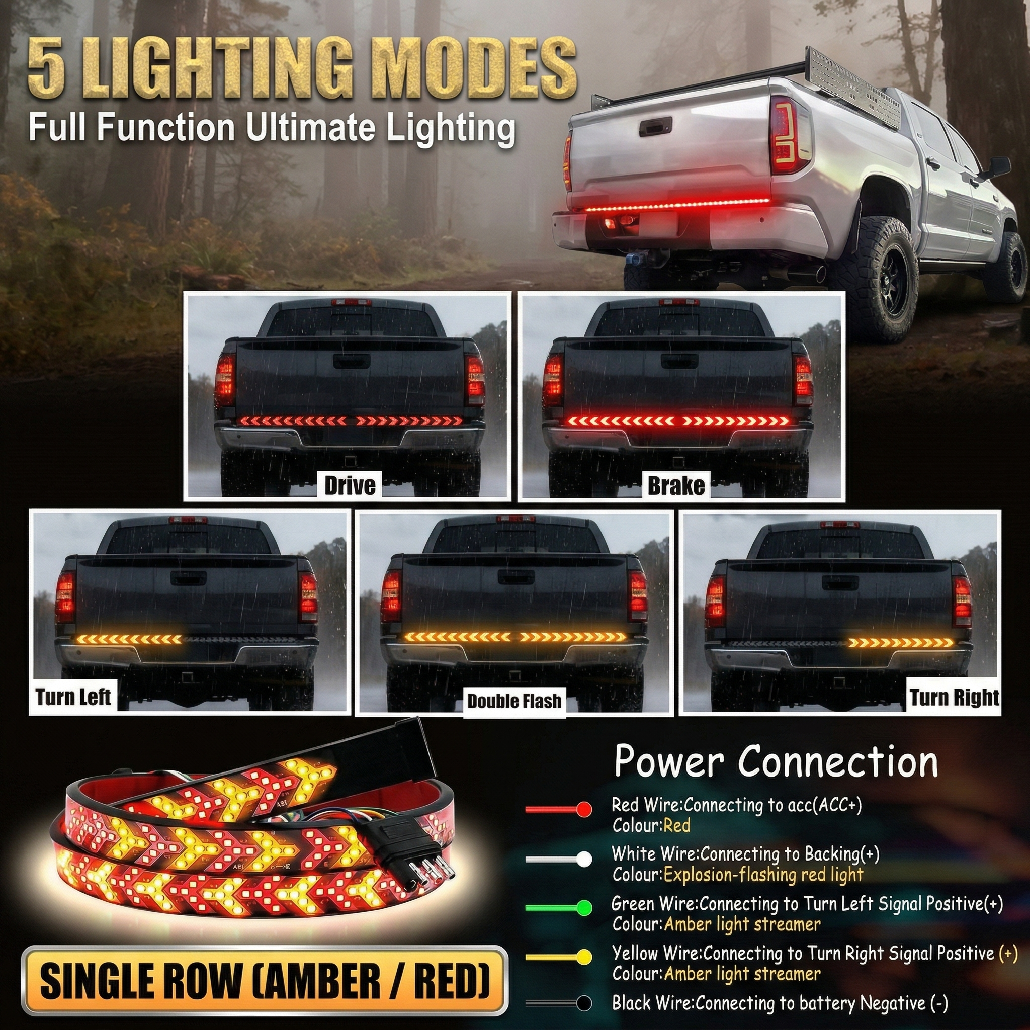 VLR | TailGlow® 60 – LED Tailgate Light Bar