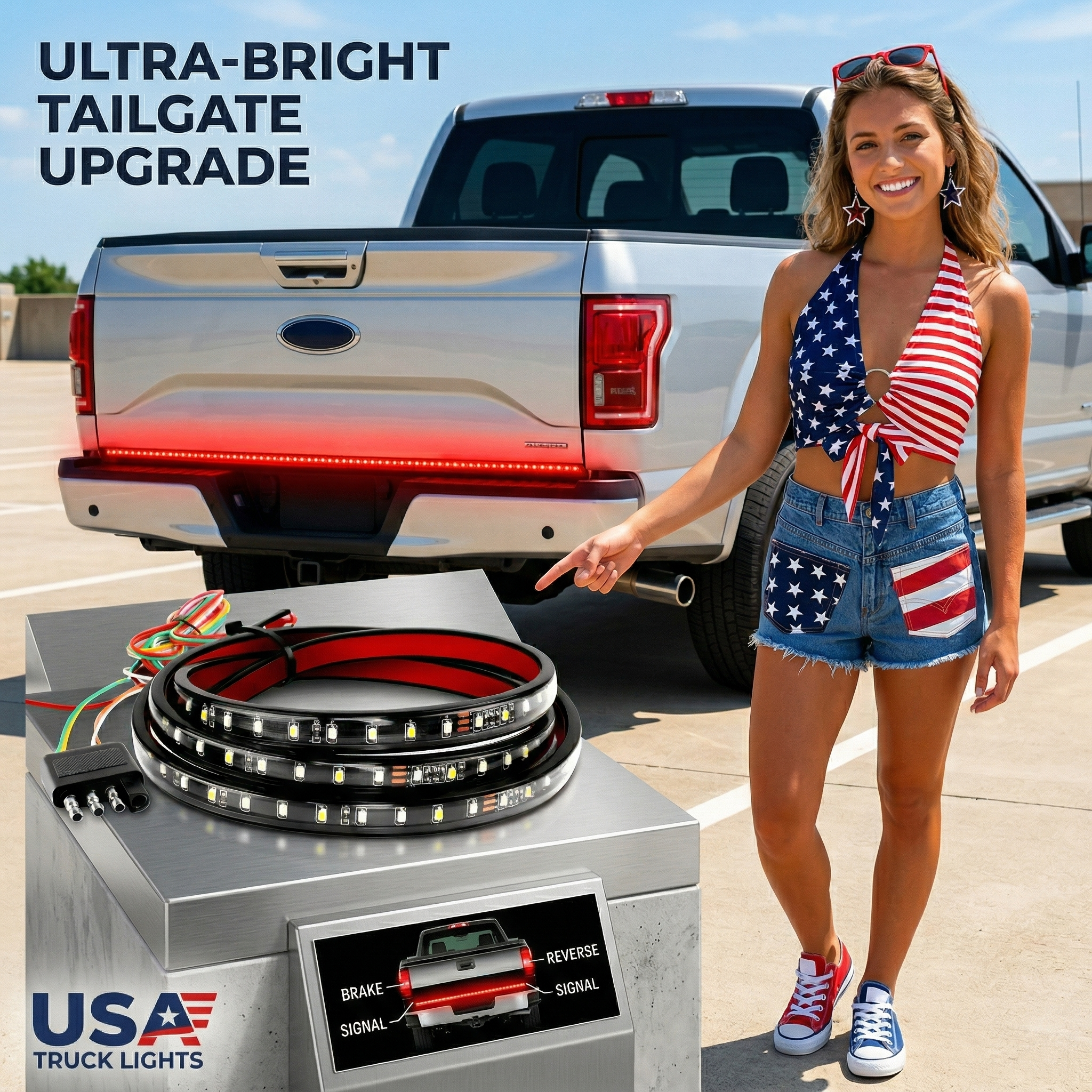 VLR | TailGlow® 60 – LED Tailgate Light Bar