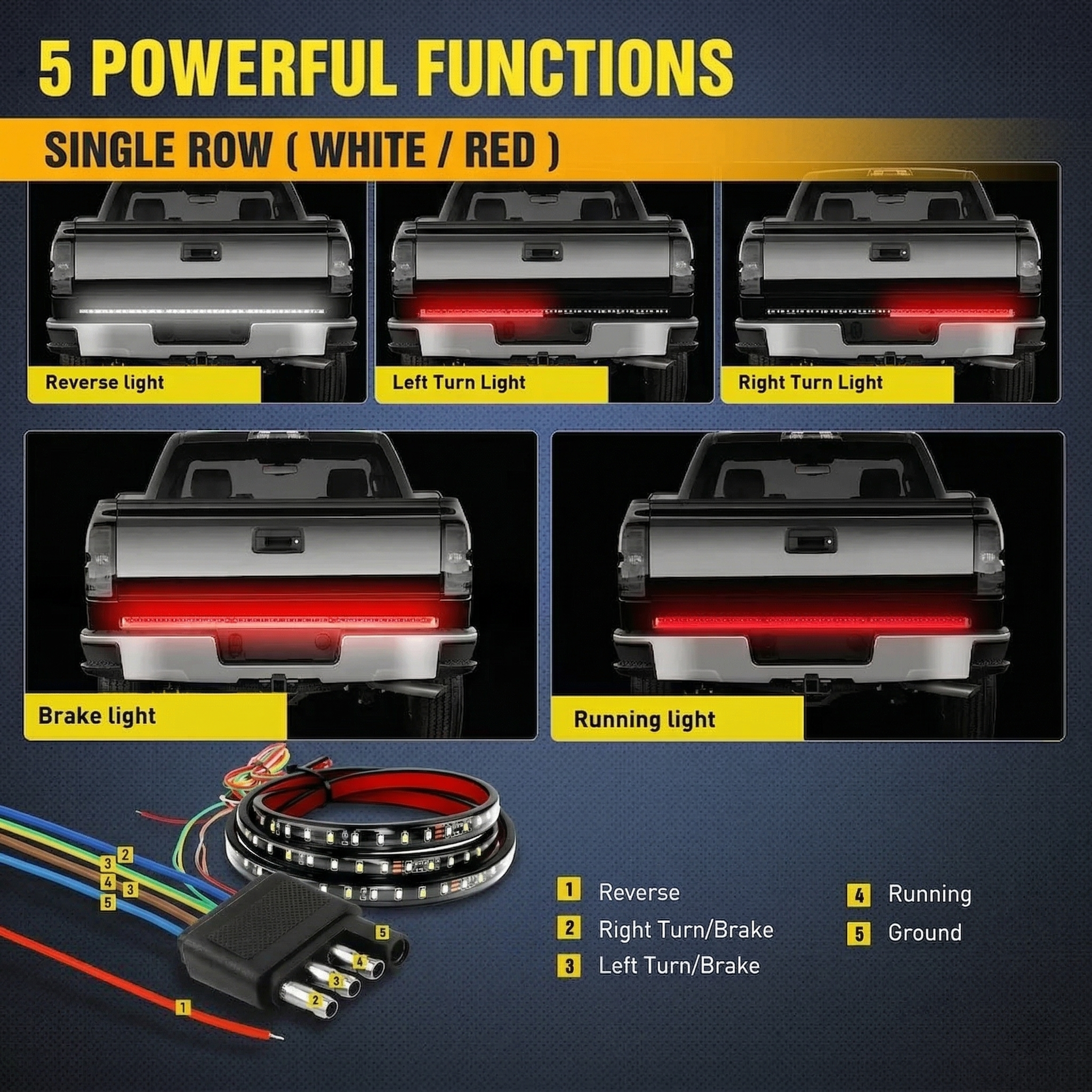 VLR | TailGlow® 60 – LED Tailgate Light Bar