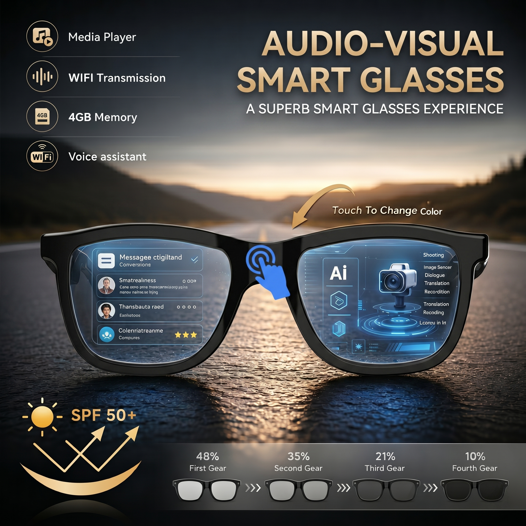 Velora™ Vision AI Pro Smart Glasses
