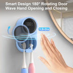 TechVelora LumiShield™ |Smart UV-C Toothbrush Sanitizer & Dryer