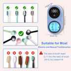 TechVelora LumiShield™ |Smart UV-C Toothbrush Sanitizer & Dryer