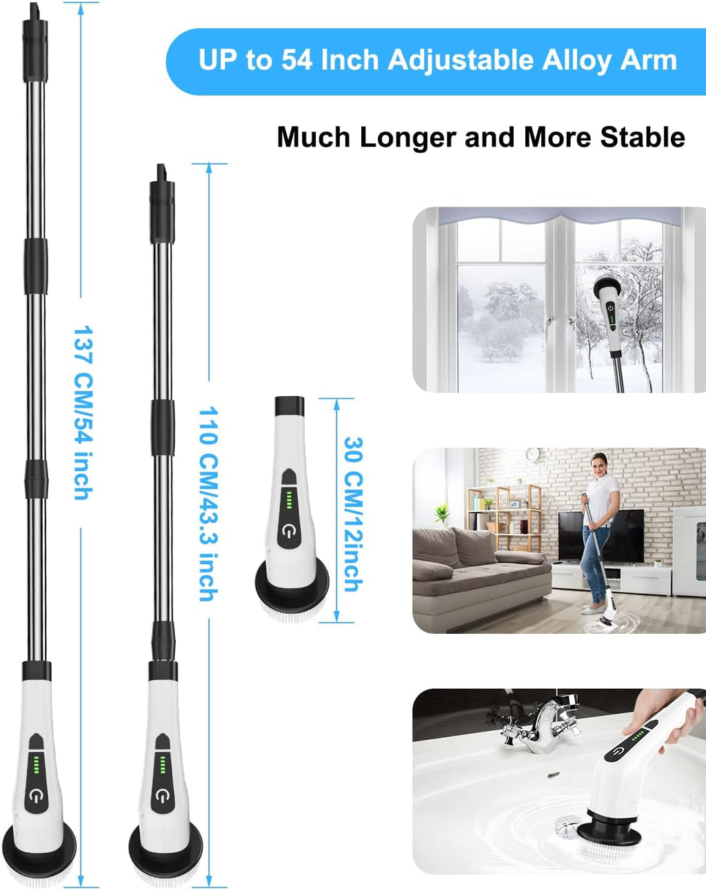 Velora™ SpinMaster Scrubber - Electric Spin Scrubber for Home & Car Cleaning