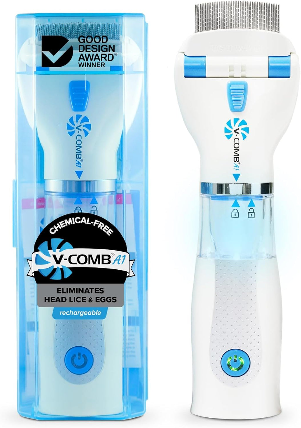 Techvelora™ LiceVac Pro – Electric Lice Comb Vacuum | Safe & Chemical-Free Lice Removal