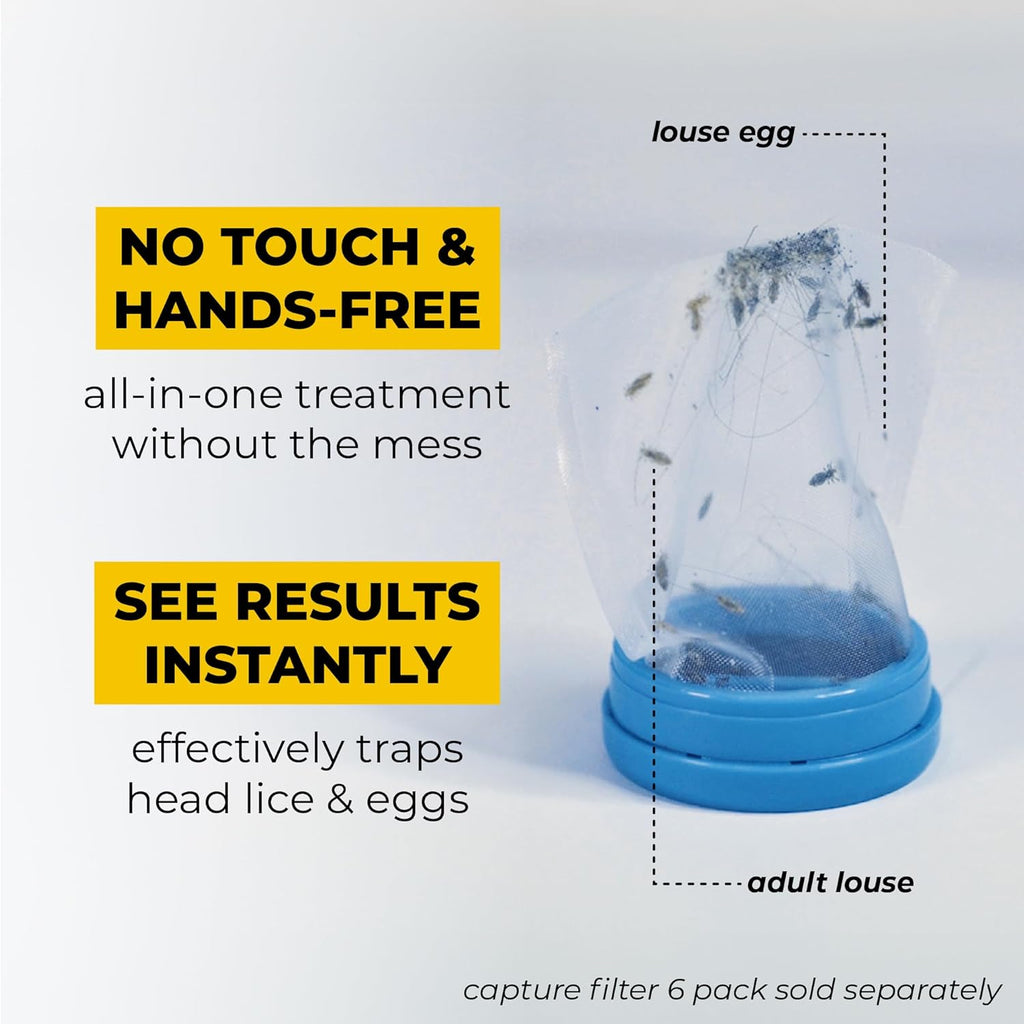 Techvelora™ LiceVac Pro – Electric Lice Comb Vacuum | Safe & Chemical-Free Lice Removal