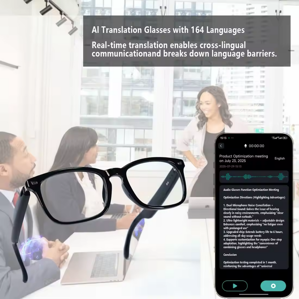 Velora™ 2026 AI Smart Translation Glasses