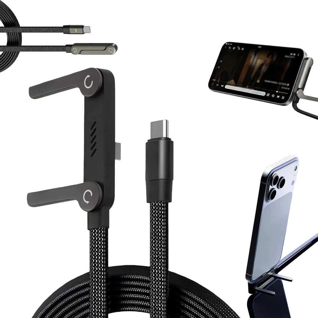 TechVelora StealthStand™ 240W USB-C Cable