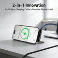 TechVelora StealthStand™ 240W USB-C Cable