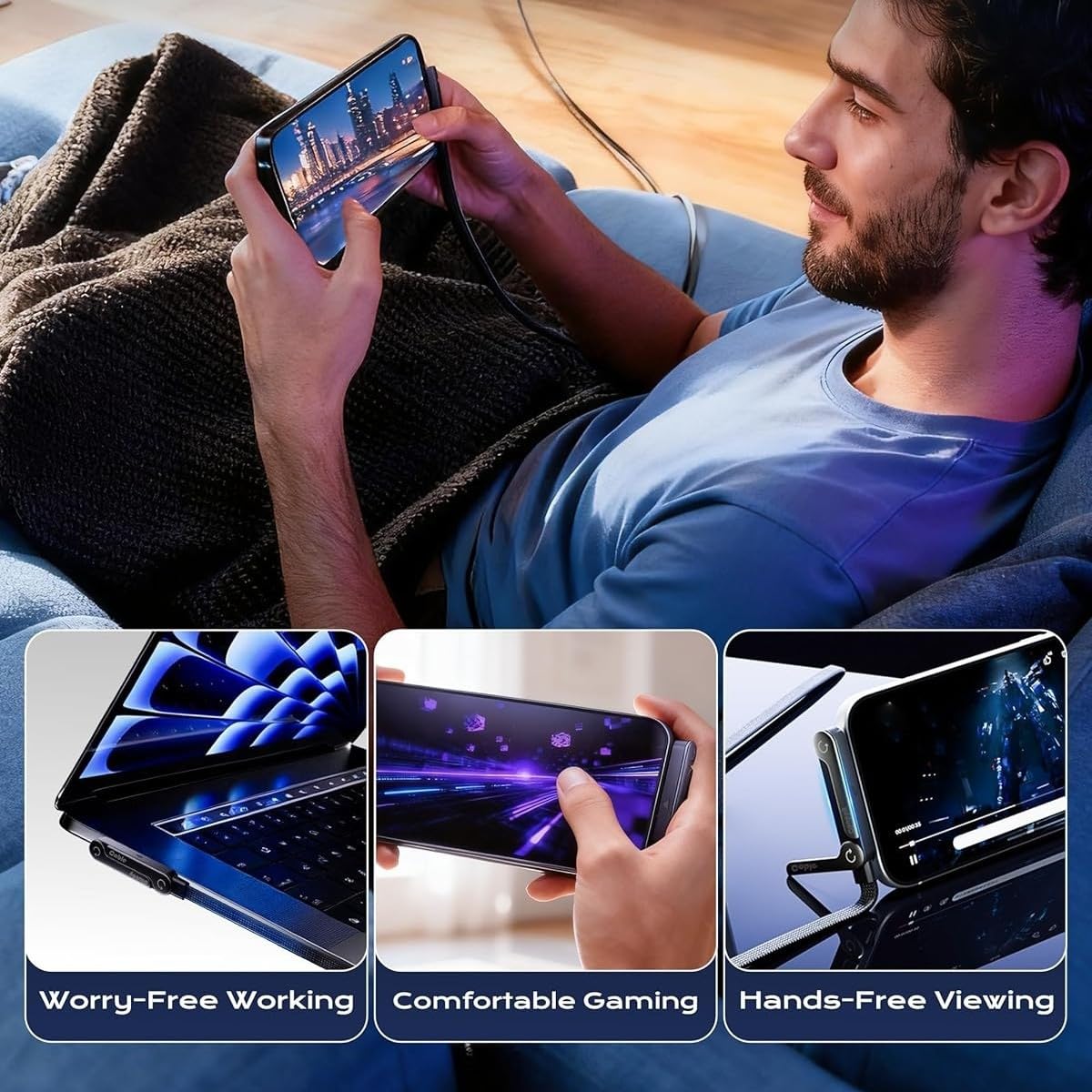 TechVelora StealthStand™ 240W USB-C Cable