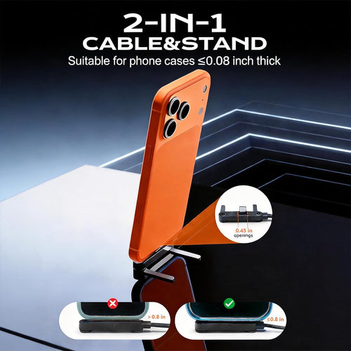 TechVelora StealthStand™ 240W USB-C Cable