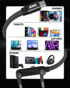 TechVelora StealthStand™ 240W USB-C Cable