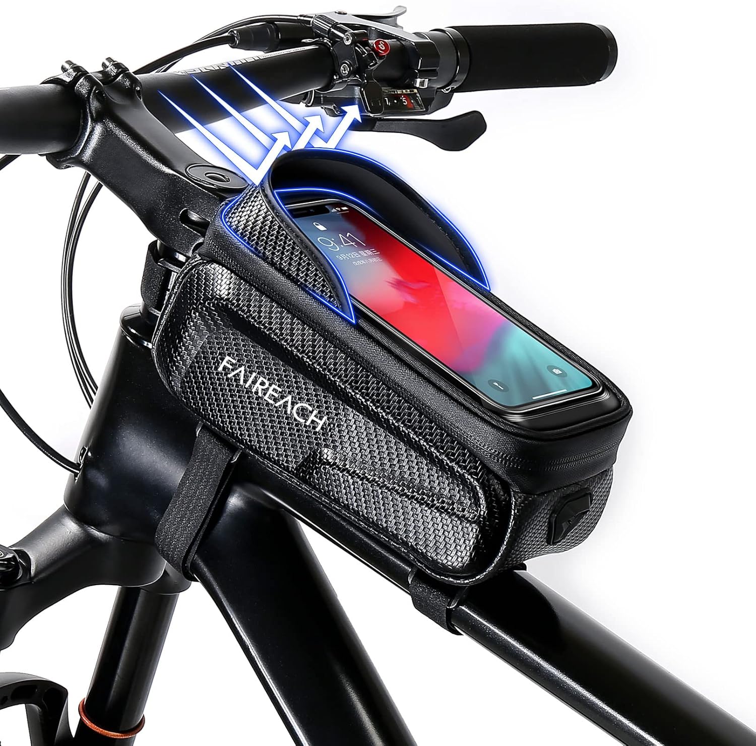 TechVelora CycloGuard™ Waterproof  Bike Phone Bag
