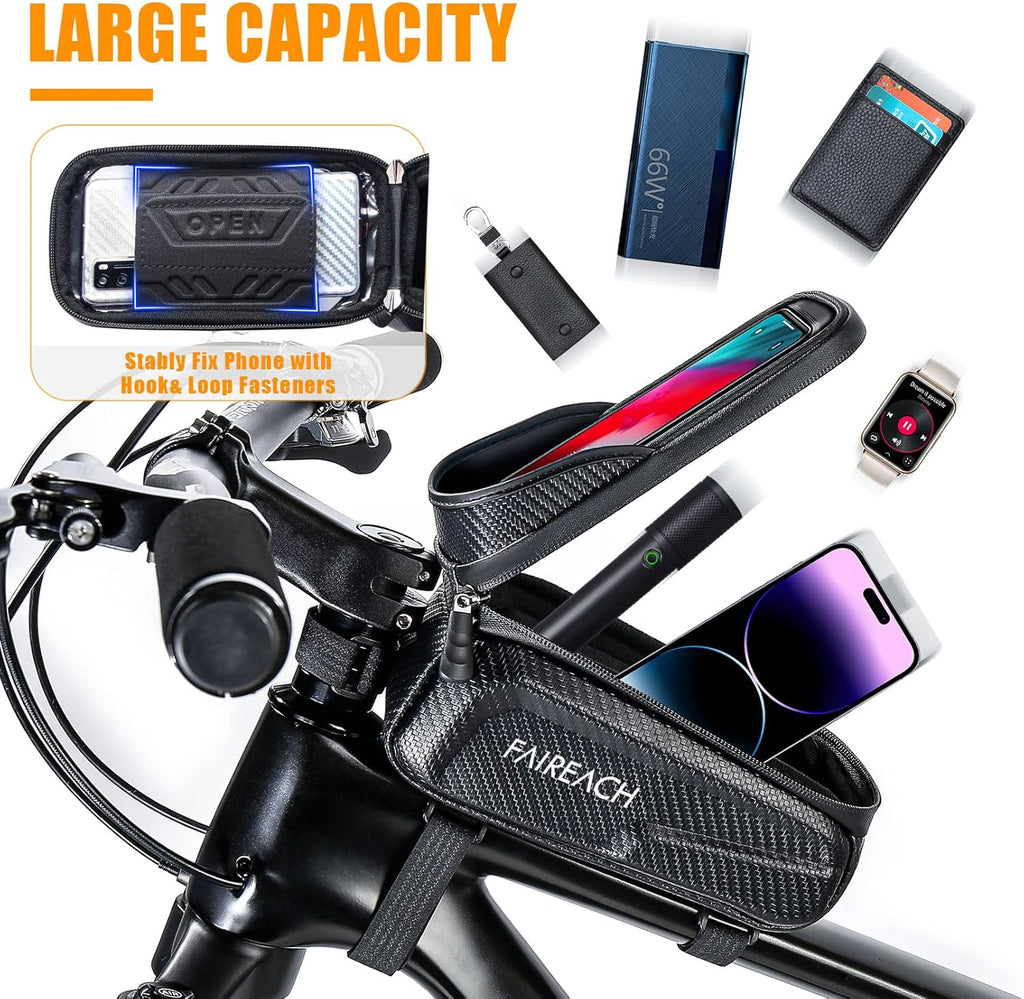 TechVelora CycloGuard™ Waterproof  Bike Phone Bag